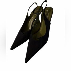 Donald J Pliner Couture black slingback pumps Size 8.5 M